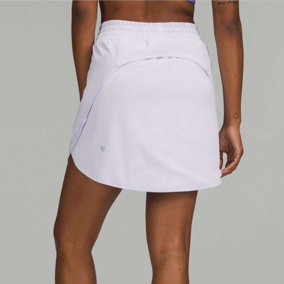 Lululemon Hotty Hot High-Rise Skirt LONG Pastel Blue Size 8 - Picture 3 of 8
